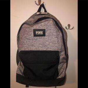 VS PINK CAMPUS BACKPACK (gray & black)